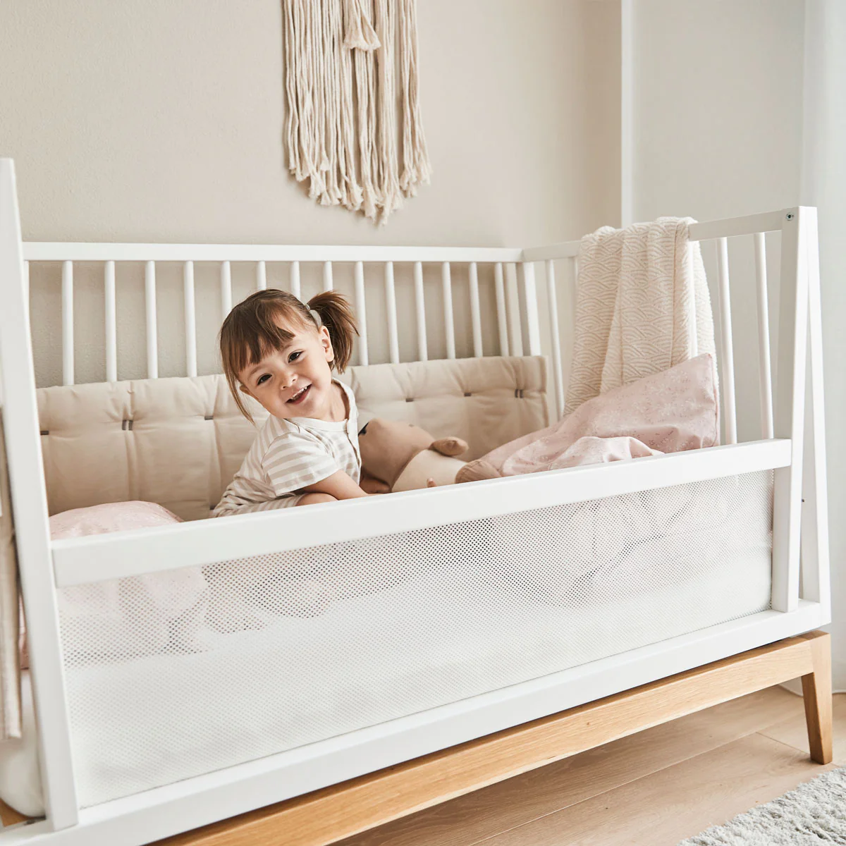 Luna™ Babybett 120x60cm, white/oak - Image 13