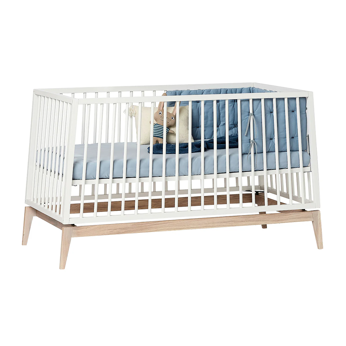Luna™ Babybett 140x70cm, white/oak - Image 4