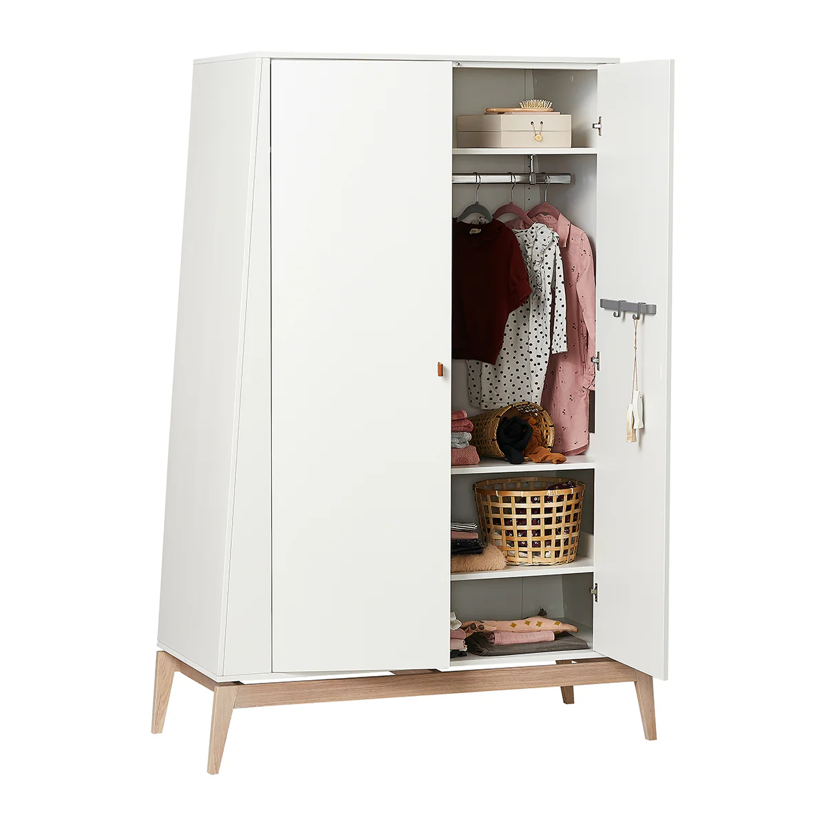 Luna™ Kleiderschrank groß, white/oak - Image 3