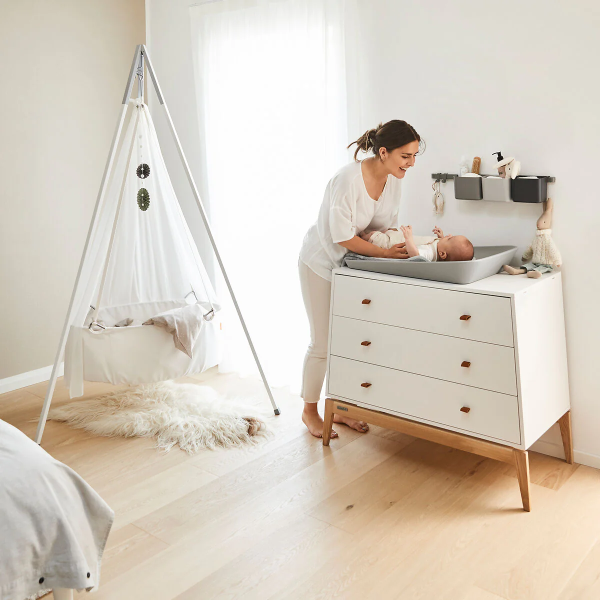 Luna™ Kommode, white/oak - Image 4