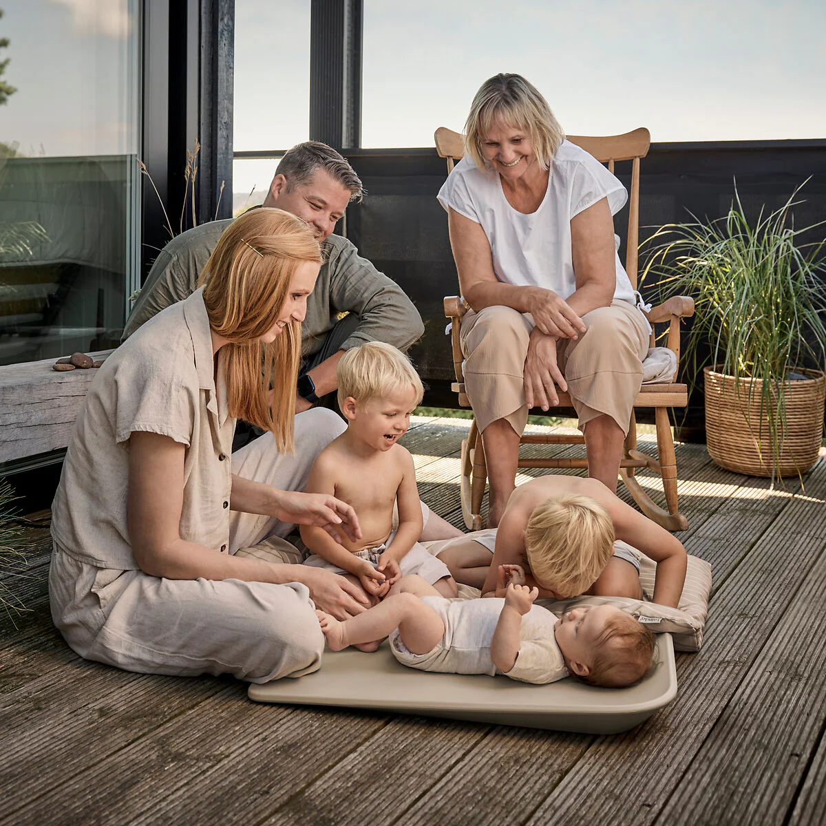 Leander Matty™ Mini Wickelauflage - Cappuccino - Image 8